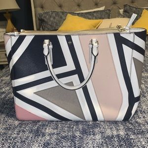 Tory Burch color block purse